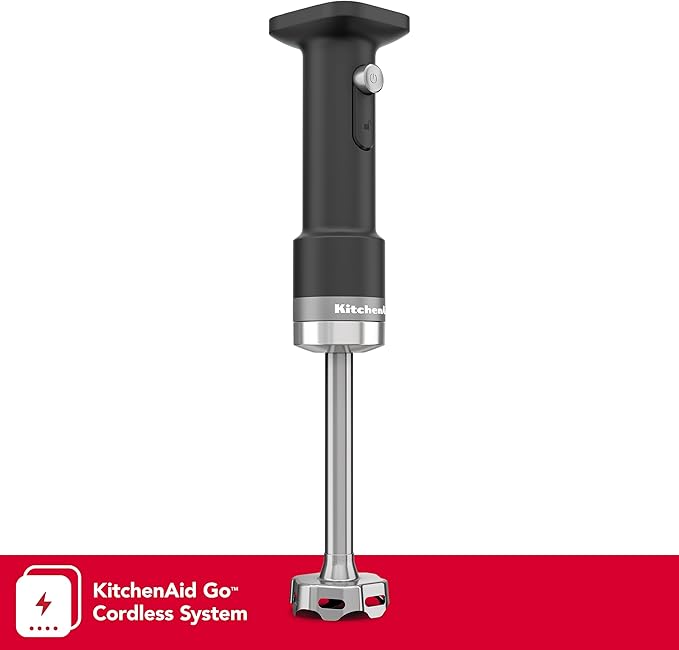 KitchenAid Go™ Cordless Hand Blender - battery sold separately, KHBRV00, Black Matte