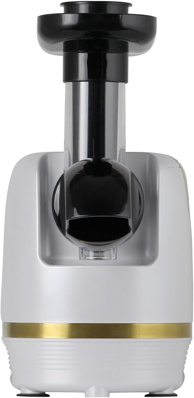 Omega H3000RWH13 Cold Press 365 Juicer Slow Masticating Extractor Creates Delicious Fruit Vegetable and Leafy Green High Juice Yield and Preserves Nutritional Value, 150-Watt, White