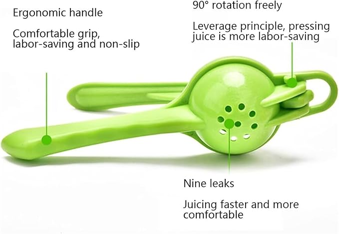 Premium Manual Citrus Juicer, Heavy Duty Lemon, Lime & Orange Squeezer Professional Hand Press Juicer for Fresh Juice Rust-Resistant & Easy to
