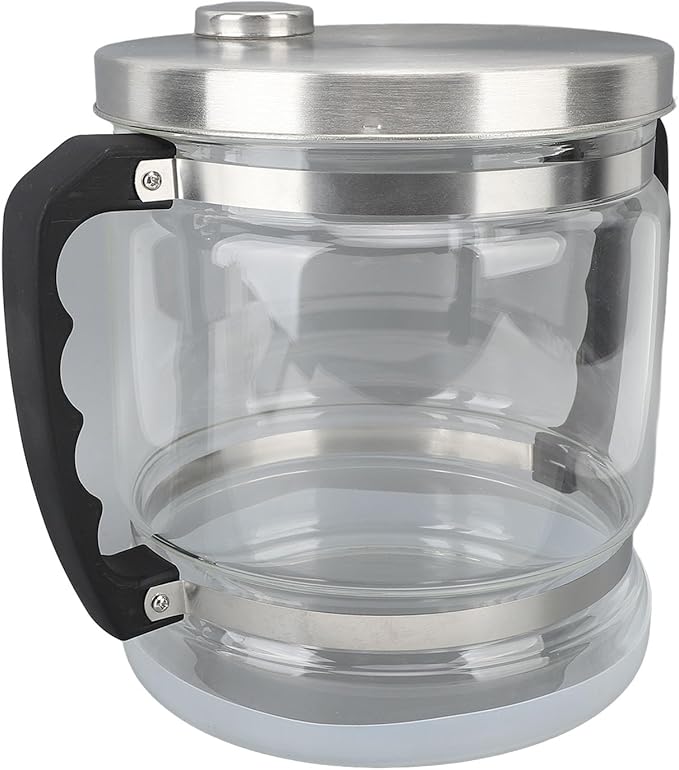 ZJchao Water Distiller Glass Jar, 6L Glass Jar for Home Beauty Water Distiller Replacement Collection Bottle Distiller Water Container Compatible Most Countertop Water Distiller