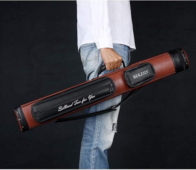2X2 Billiards Pool Cue Tube Carrying Case
