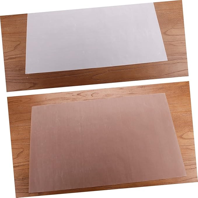 Unomor 3pcs Oven Mat Liner Non-stick Baking Paper Reusable High Temperature Liner Oil Paper for Cooking Bbq Oven Mat for Bottom