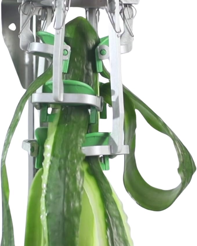 LOUIS TELLIER - Cucumber Peeler on Stand - For cucumber up to Ø2.4 in - Stainless Steel Blade - High Efficiency