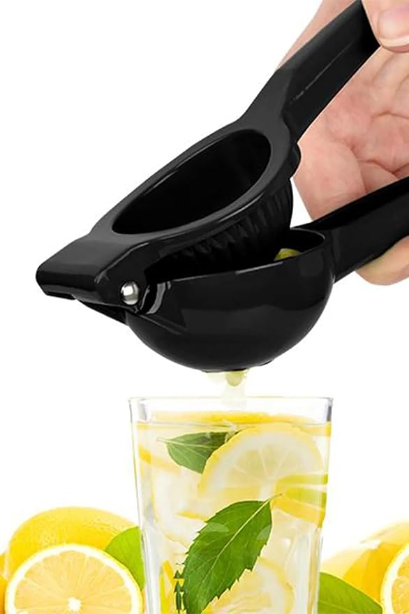 Citrus Juicer Manual Orange Squeezer Heavy Duty Cast Iron Lemon Press for Juice, Easy to easy to wipe, Solid Metal Reamer