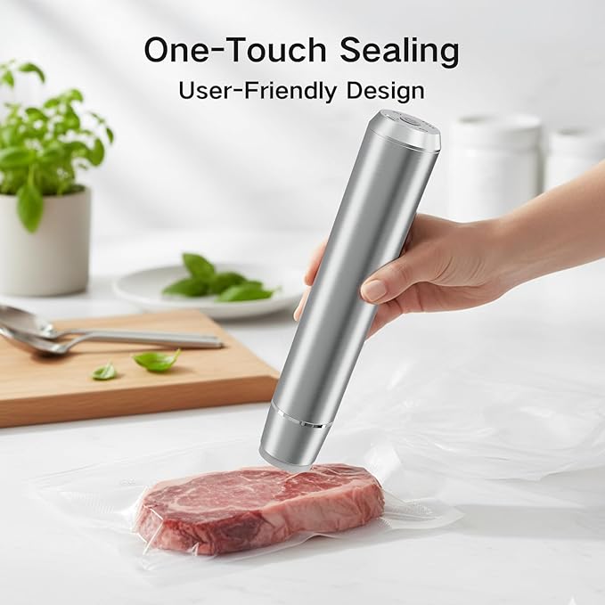 Reusable Vacuum Sealer Bags for Food Storage, 30 Pack BPA-Free (11.81 * 13.38 in), Freezer & Microwave Safe, Odor & Leak Resistant Vacuum Sealer Vacuum Bag
