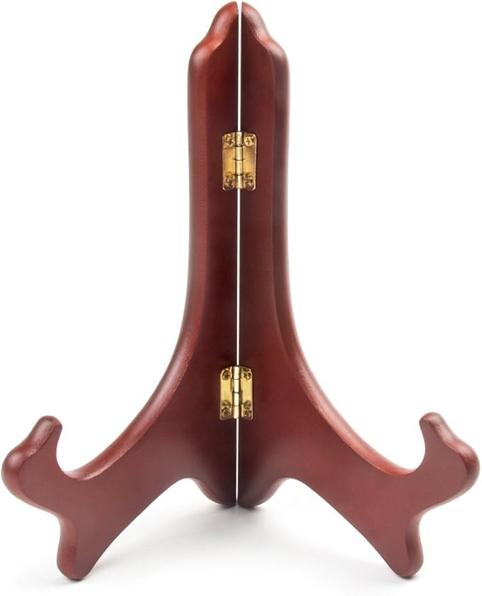 Fox Run Pinewood Plate Stand, 8-Inch, Pine