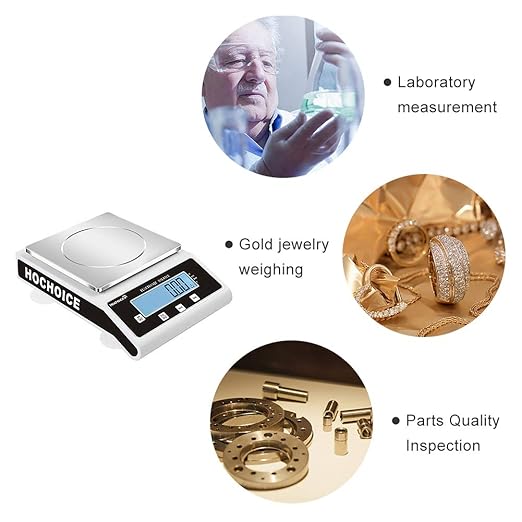 Precision Electronic Balance Scale 3000g x 0.01g | Lab Scale, Counting Scale, Scientific Gram Scale |for Laboratory, Jewelry, Industrial, Business
