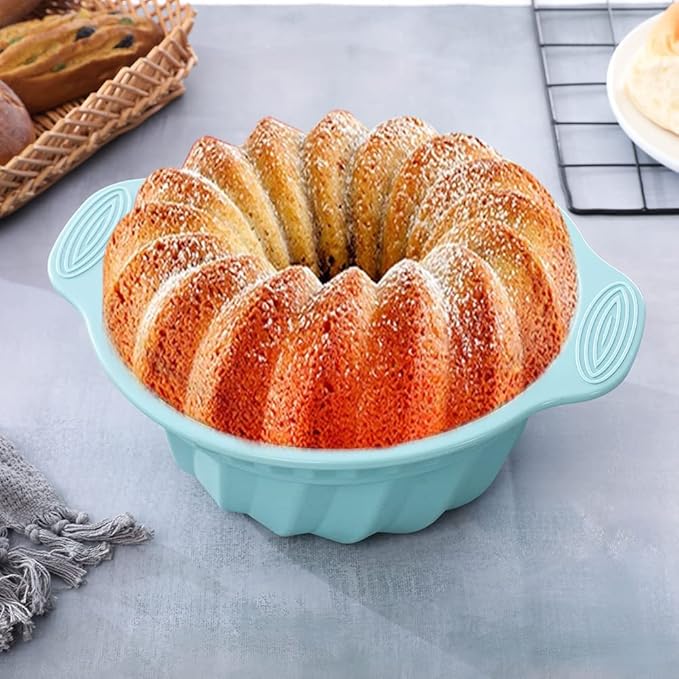 30pcs Nonstick Silicone Bakeware Set With Baking Pan, Cake Molds, Baking Sheet, Donut Pan, Silicone Muffin Pan,Cake Pan, And 24 Pack Silicone Cupcake Mold Baking Cups