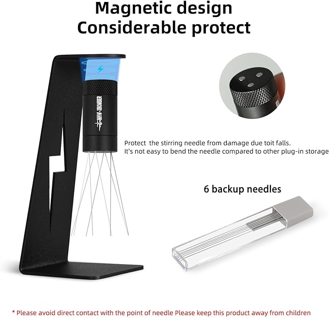 MHW-3BOMBER WDT Tool Espresso Distribution Tool with Magnetic Stand for Barista + MHW-3BOMBER Milk Frothing Pitcher 12oz Milk Frother Cup Espresso Steaming Pitcher