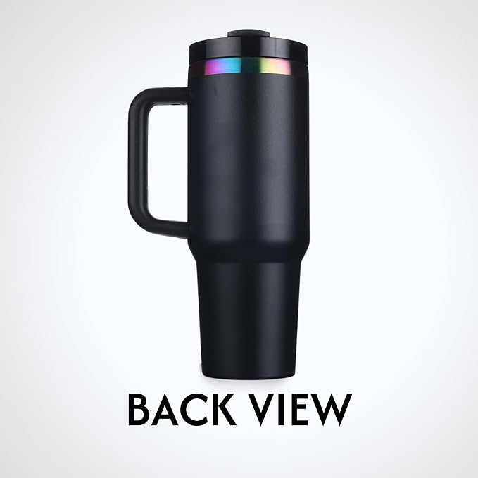 The Memory Company | Licensed NCAA 40oz Iridescent Tumbler with Handle
