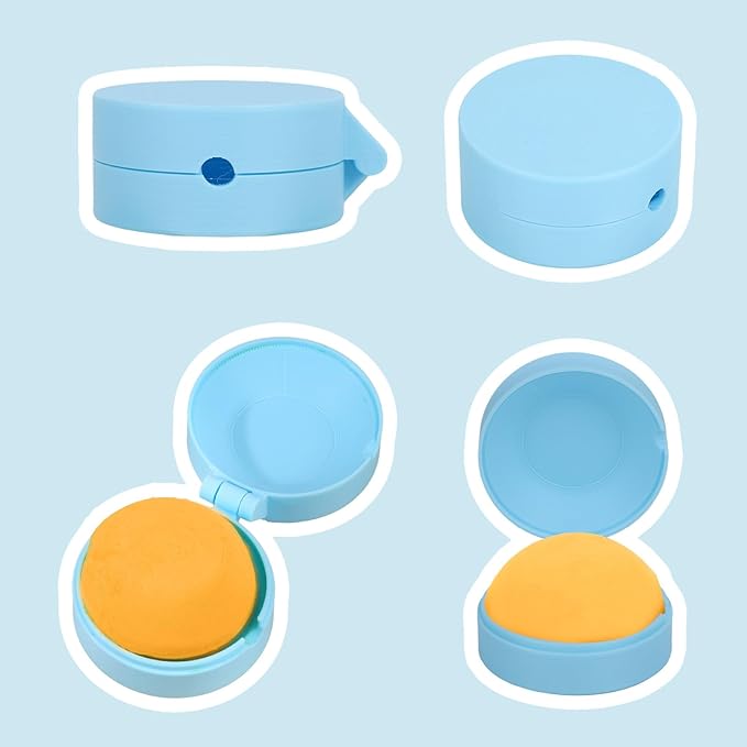 Lyreh Disc Cake Pop Mold, Blue Plastic Round Cake Ball Moulds Maker Funny Simple Baking Tools Supplies Accessories for Home Baking Birthday Party Wedding Desserts