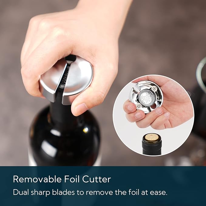 Wine Aerator Pourer and Wing Corkscrew Wine Opener