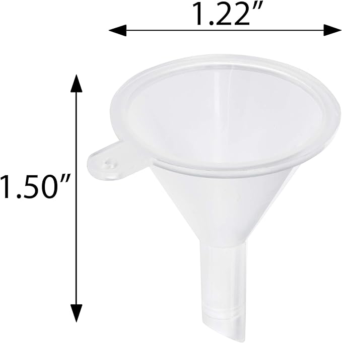 JUVITUS 2 oz / 60 ml Frosted Amber Glass Boston Round White Treatment Pump Empty Bottle Containers (24 pack) + Funnel