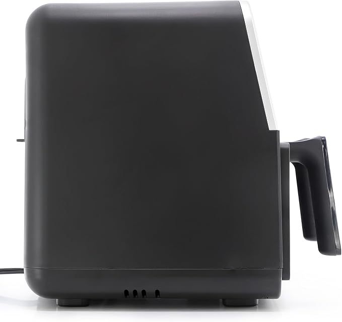 MegaChef Dual 4.8 Quart Fry Basket Digital Electric 1700W Adjustable Temperature Air Fryer, Countertop Fryer, Kitchen Appliance (9.6 Quart)