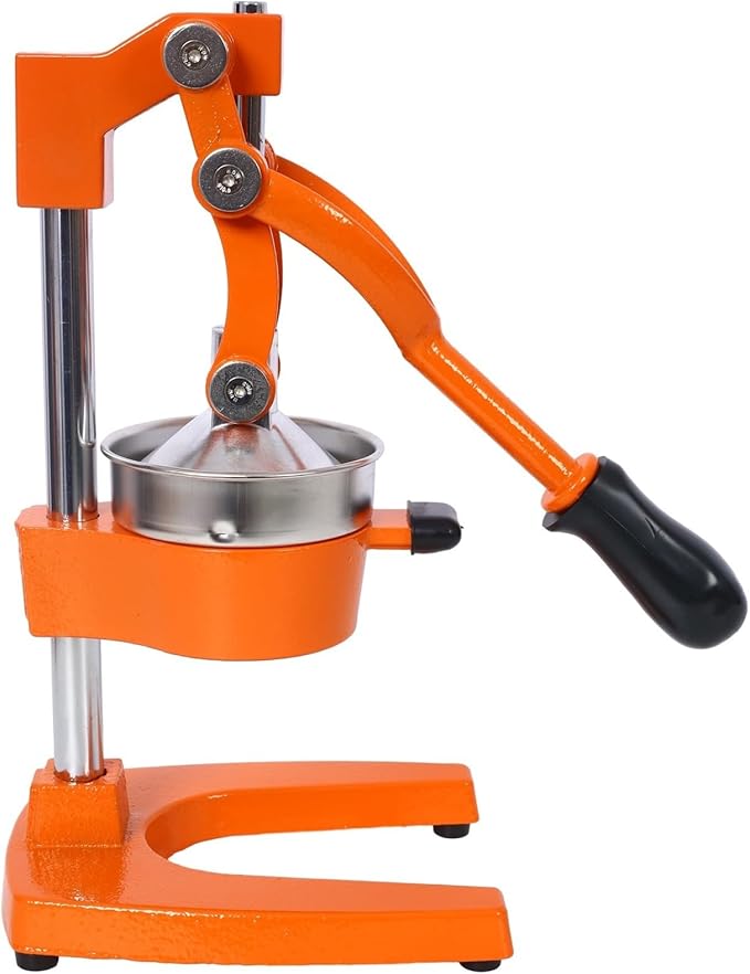 Citrus Juicer, Heavy Duty Cast Iron Commercial Grade Extra Large Lever Press Manual Citrus Press Orange Juicer for Home Kitchen Cafe Juice Bar Fresh Juice Extraction