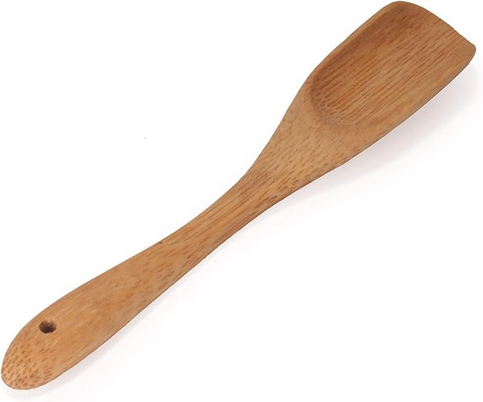 BambooMN - 4.7" Small Solid Bamboo Deep Scoop, 10pcs
