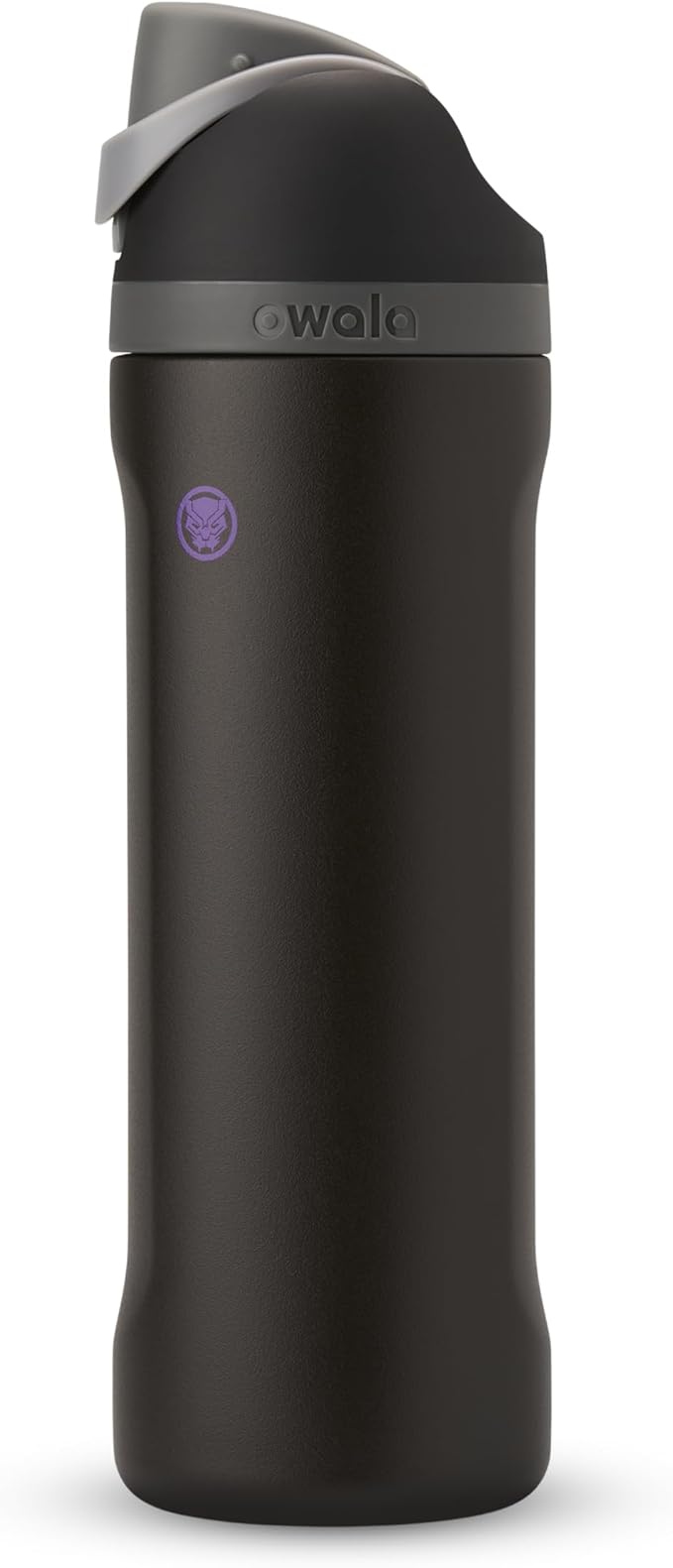 Owala Marvel FreeSip Insulated Stainless Steel Water Bottle with Straw for Sports and Travel, BPA-Free Sports Water Bottle, 24 oz, Black Panther | Insulated, with Straw, BPA-Free, Sports Water Bottle, Great for Travel, 24oz