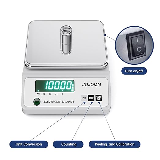 Lab Scale 1000g x 0.01g High Precision Electronic Balance,0.01g Accurate Analytical Balance Lab Scale,Digital Industrial Scientific Gram Scale for Kitchen,Labs,Jewelry(1000g, 0.01g)