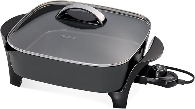 Presto 12" Electric Skillet & 10 1/2" x 16" Electric Griddle Bundle