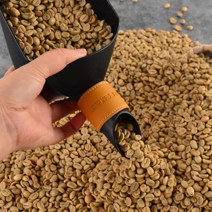 CAFEMASY Coffee Bean Shovel Scoop Coffee Beans Filling Scooper Plastic Coffee Bean Measuring Scoop