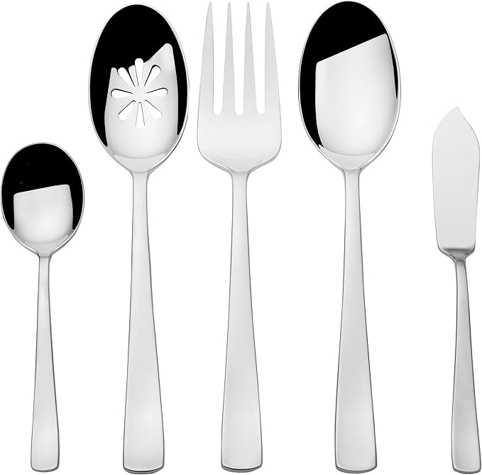 Mikasa Barrett 18.10 45 Piece Stainless Steel Cutlery Set, Service For 8
