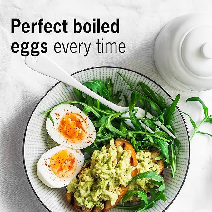 Bear BeepEgg – Egg Timer for Boiling Eggs – Musical Egg Cooker for Soft, Medium, Hard Boiled Eggs – Food Safe – Singing Floating Egg Timer – Egg Cooker for 3 Levels of Doneness - Brainstream