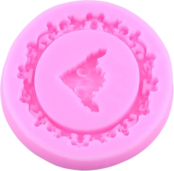 Mujiang Photo Frame Silicone Molds Vintage Picture Frames Fondant Mold Mirror Frame Candy Molds For Cake Decorating Cupcake Topper Polymer Clay Chocolate Gum Paste Set Of 4