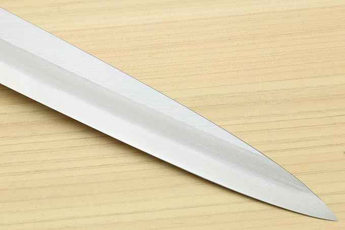 Yoshihiro Shiroko High Carbon Steel Kasumi Yanagi Rosewood Handle Sushi Sashimi Chef Knife (10.5" (270mm))