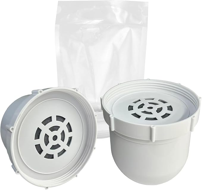 Water Pitcher Replacement Filter Compatible with Clearly Filtered Pitcher | 100-Gallon Long-Lasting, Fluoride & Heavy Metals Reduction, BPA Free, 2 Pack