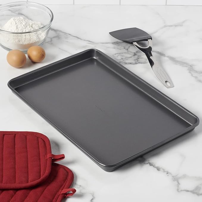 Oneida Select 10 Piece Nonstick Metal Bakeware Set, High-Performance & Dishwasher Safe,Silver