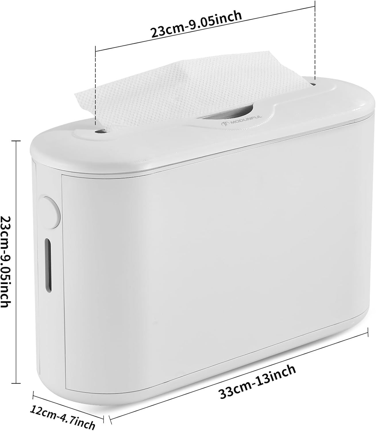 Multifold Paper Towel Dispenser Countertop, Modunful C Flod/Tri Fold Hand Towel, Commercial Napkin Dispenser for Home, Kitchen, Bathroom, Toilet, Bedroom