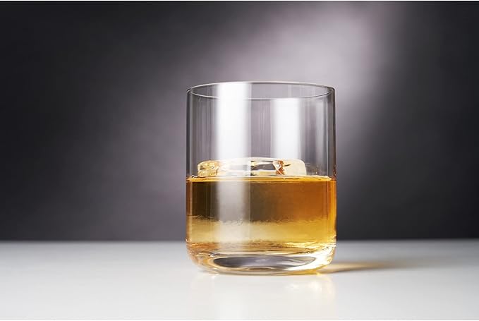 Viski Glacier Ice Maker, Ice Cube Mold for Whiskey on the Rocks, Old Fashioned & Craft Cocktail Drinks, Makes 2 Large Crystal Clear Cubes, Birthday Gifts for Men, Home Bar Accessories, Set of 1, Black