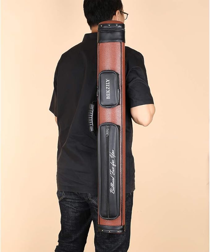 2X2 Billiards Pool Cue Tube Carrying Case
