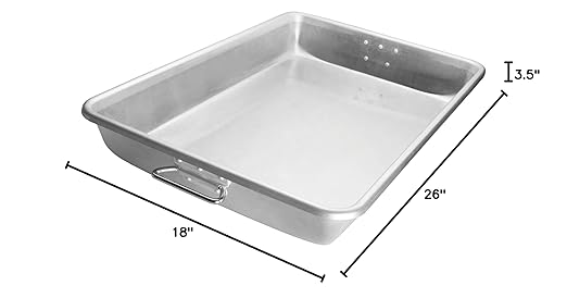 Winco Bake/Roast Pan w/Handle, Alu