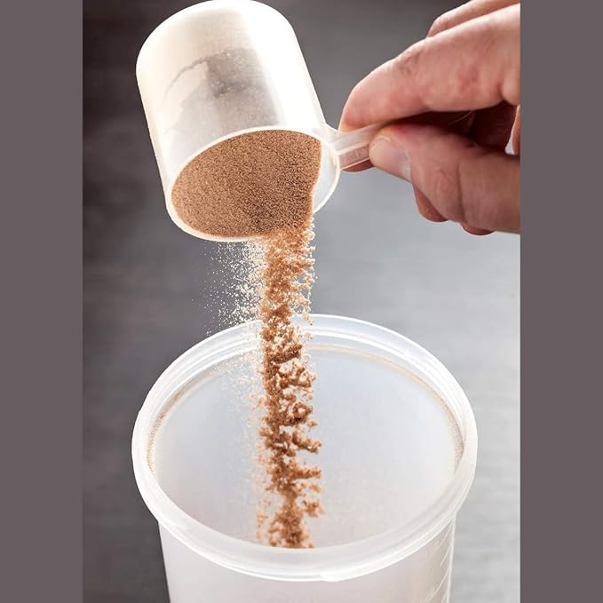 Plastic Measuring Scoop, 4 teaspoon (20 cc | 20 mL) Long Handle Spoons for Powders, Granules, Coffee, Pet Food, Baking Supplies, Protein and Other Dry Goods, BPA Free (Set of 10)