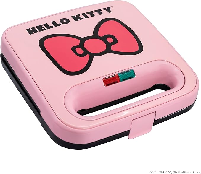 Uncanny Brands Hello Kitty Grilled Cheese Maker- Panini Press and Compact Indoor Grill