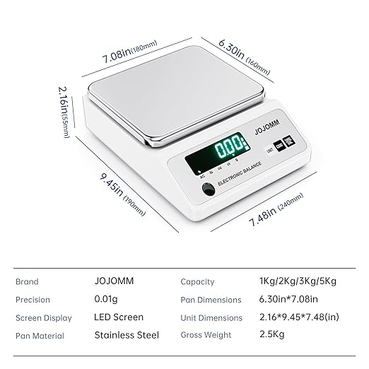 Lab Scale 1000g x 0.01g High Precision Electronic Balance,0.01g Accurate Analytical Balance Lab Scale,Digital Industrial Scientific Gram Scale for Kitchen,Labs,Jewelry(1000g, 0.01g)