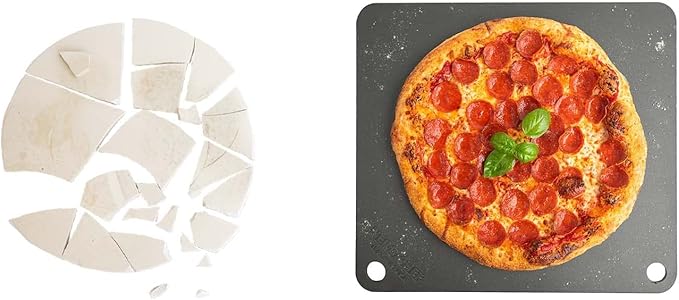 NerdChef Steel Stone - High-Performance Baking Surface for Pizza .50" Thick - Ultimate