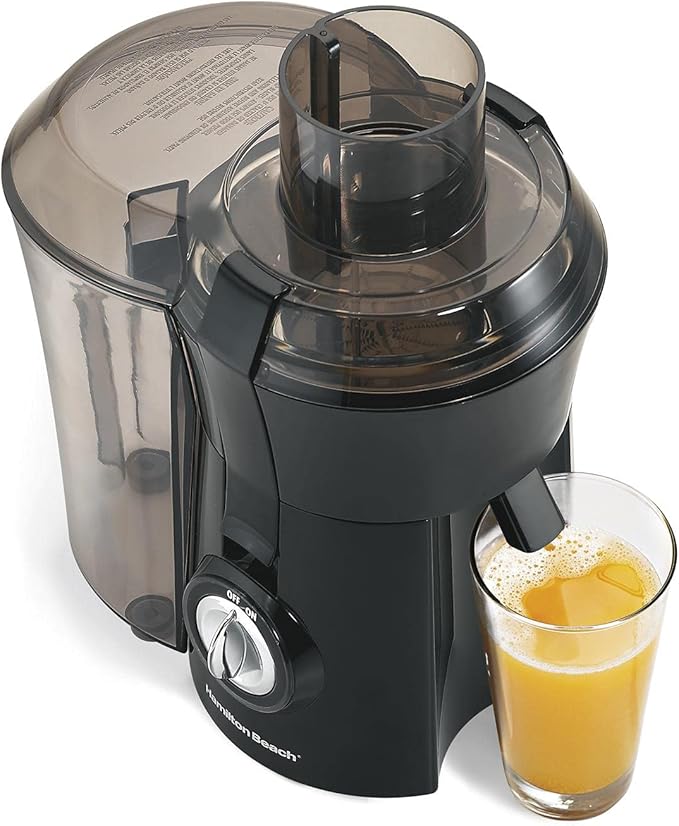 Hamilton Beach 67601 Big Mouth Juice Extractor, Black (Discontinued)