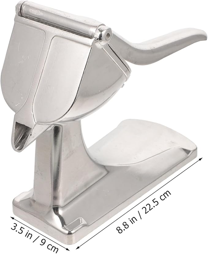 Hand Press Fruit Juicer Tool for Lemon Pomegranate Manual Citrus Extractor with Unique Juices Outlet for Easy Pouring for Home Professional Use