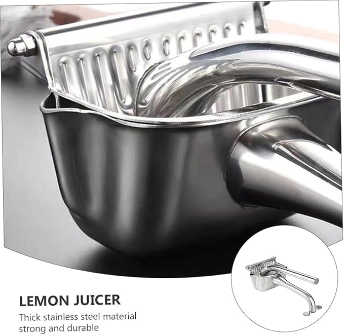 Stainless Steel Manual Fruit Juicer Fruit Crusher Juice Squeezer Portable Orange Juice Squeezer