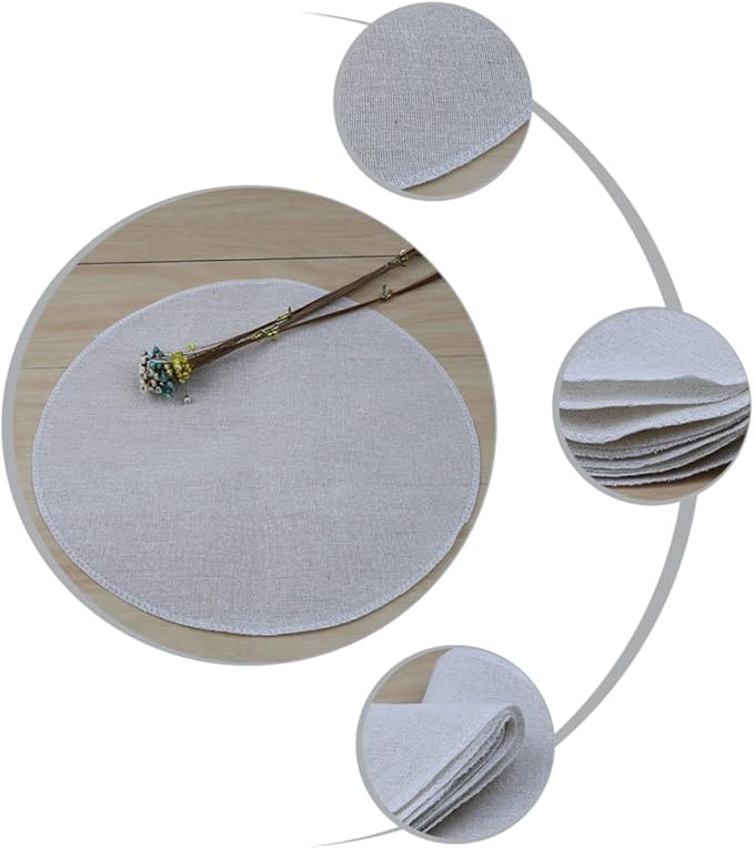 20pcs Cotton Steamer Mats Non-stick Household Dumpling Liners for Kitchen for Steaming Buns Cakes and More and Reusable