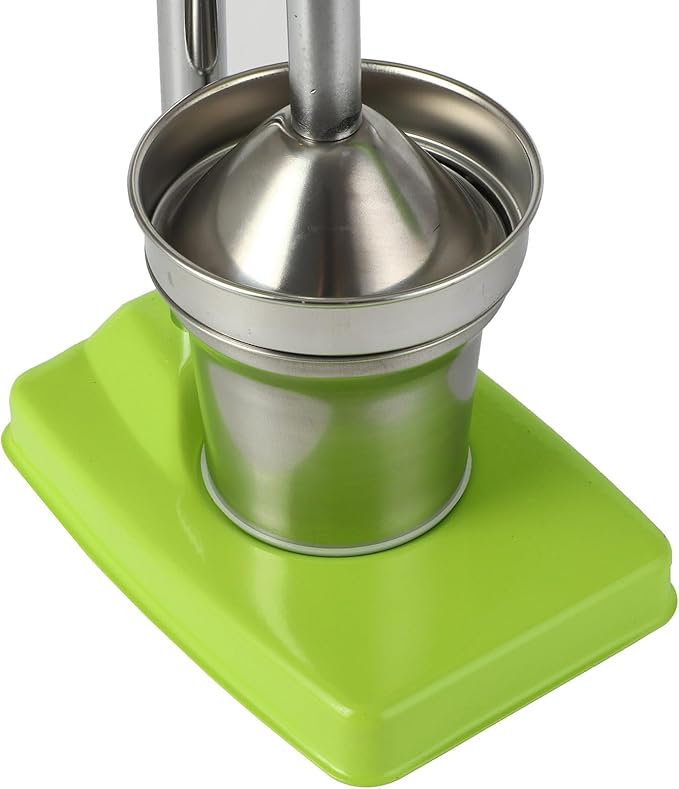 Cast Iron Manual Citrus Juicer, Stainless Steel Lemon Squeezer, Heavy Duty Countertop Press Machine for Fresh Orange Juice, Kitchen