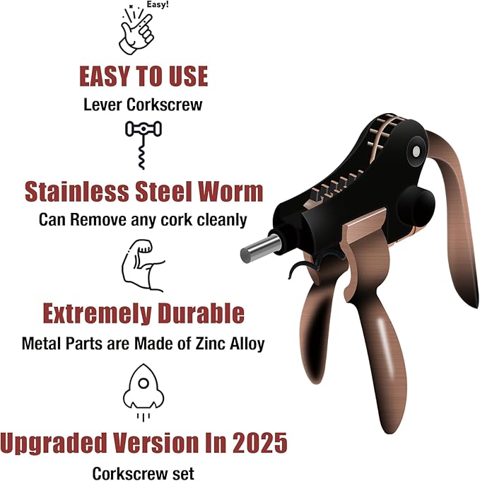 Wine Opener Set Corkscrew Wine Bottle Opener Gift Box Wine Accessories