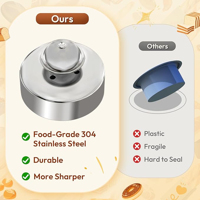 Gelbira Sandwich Cutter, Sandwich Cutter and Sealer, Sandwich Maker, Peanut Butter and Jelly Sandwiches Tool/PBJ Cutter, Sandwich Maker for Kids, for Thanksgiving/Christmas Day