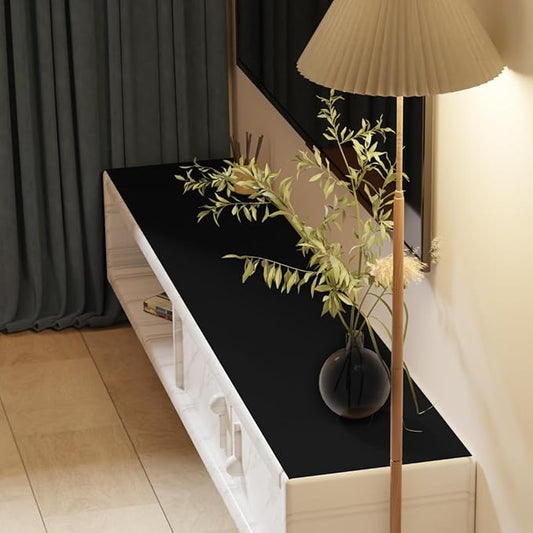 Cover for Dresser - 20x32 Inch Waterproof Easy to Clean Can Conceal Flaws Protector The Table Top from Scratches Used for Coffee Table Dresser(Black+Black 20x32)
