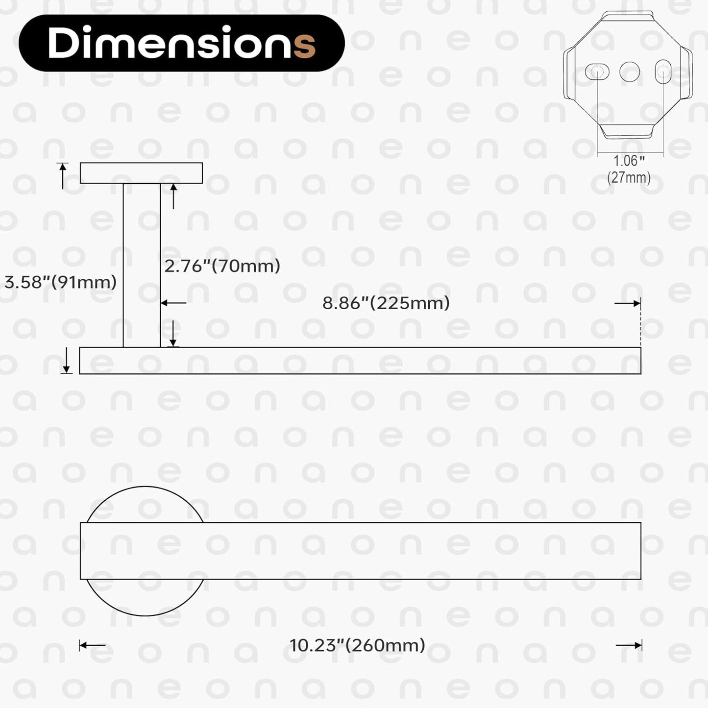 Bath Towel Rings Bathroom Towel Holder Modern Small Hand Towel Bars Stainless Steel 2 Pack Wall Mounted Polished Chrome AN3001CH-P2