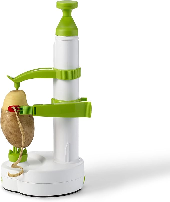 Starfrit Rotato Manual Peeler - Include 4 Spare Blades and Thumb Knife - Peel in Seconds with one Easy Motion Potatoes, Apples and Citrus