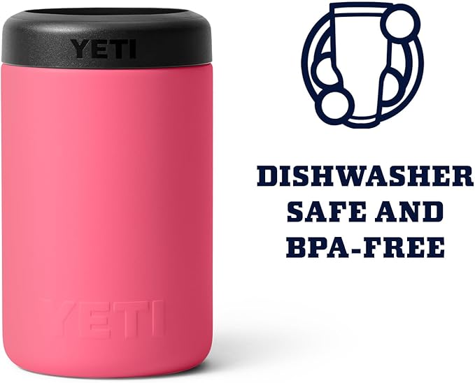 YETI Rambler 12 oz. Colster Can Insulator for Standard Size Cans, Tropical Pink (NO CAN INSERT)