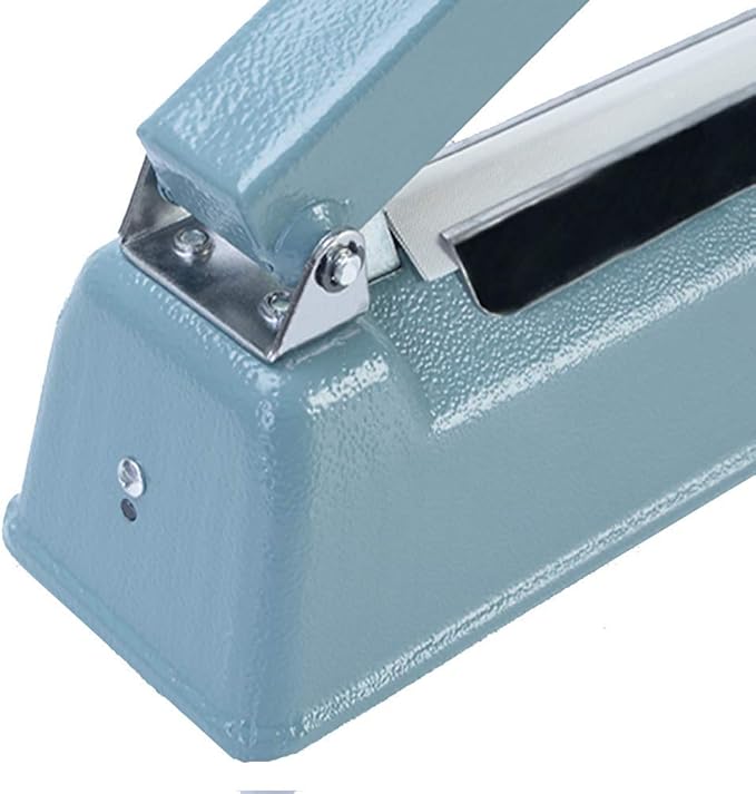 16 inch Manual Impulse Bag Hand Heat Sealer Machine, Bag Sealer Heat Sealing Closer Tool Poly Tubing Plastic Bag, 2 Free Replacement Kit